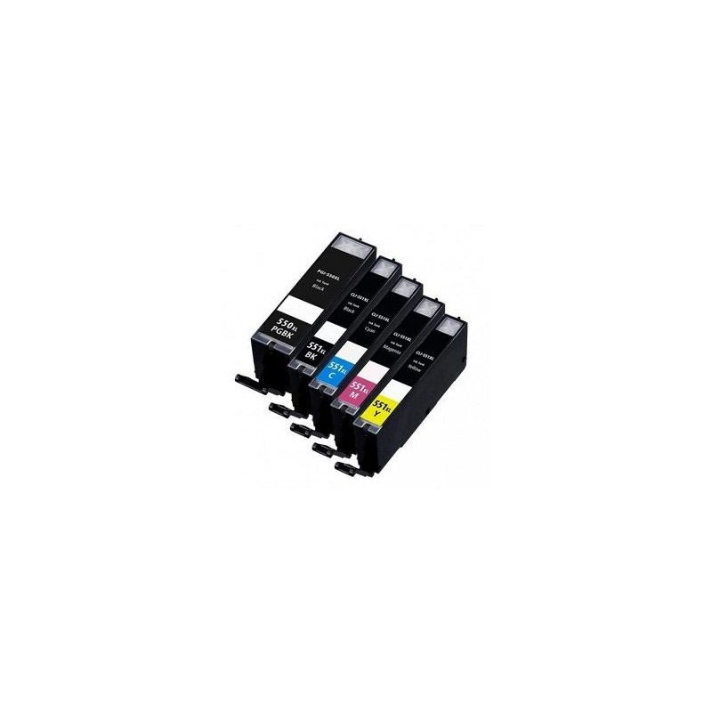 11ML Com for Canon Pixma IP7250,MG5450,MG6350CLI-551XLBK.