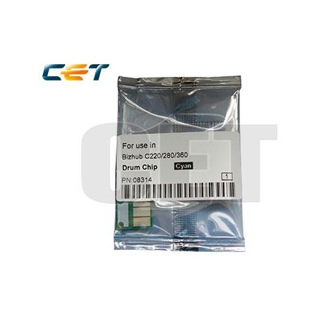 CET Drum Chip CMY Konica Minolta Bizhub C220,C280,C360