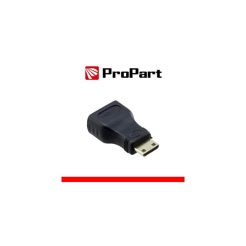 Adattatore Spina HDMI Mini(tipo C)–Presa HDMI(19PIN) dorato