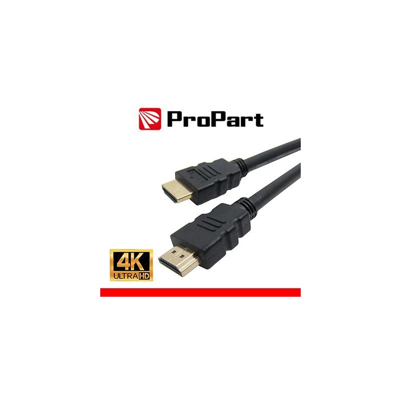 Cavo HDMI 2.0 High Speed 4K 3D con Ethernet 3m SP-SP NERO