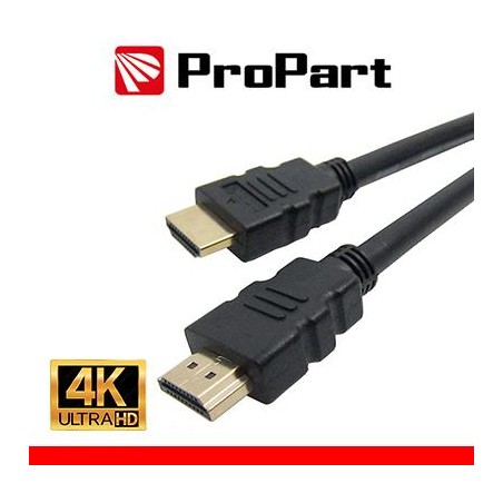 Cavo HDMI 2.0 High Speed 4K 3D con Ethernet 3m SP-SP NERO