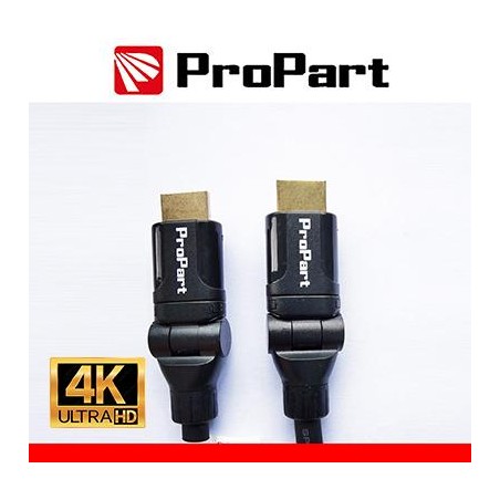 Cavo HDMI 2.0 High Speed 4K 3D Ether conn. 360° 3m SP-SP NER