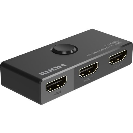 Switch HDMI 2x1, Splitter 1x2, 2 Bidirezionali, 4K@60hz