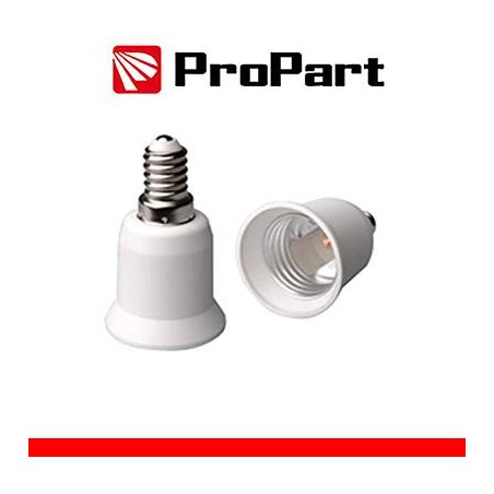 Adattatore per lampada da E14 a E27 - 2A 250V - 40W max