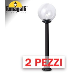 2x pezzi di GIAFFA/G250 NERO TRASP E27 LED 8,5W CCT 3WHITE