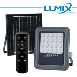 PROIETTORE SOLARE LED 50W + Crepuscolare