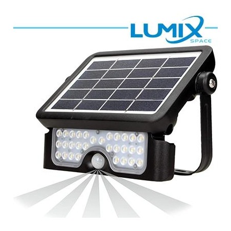 Faretto solare LED senza fili 500lm - con sensori