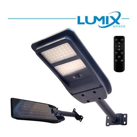 Faro solare LED senza fili con sensori, PALO INCLUSO 30cm