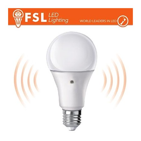 Lampada Goccia - 9W 6500K E27 Sensore Crepuscolare 2 LATI