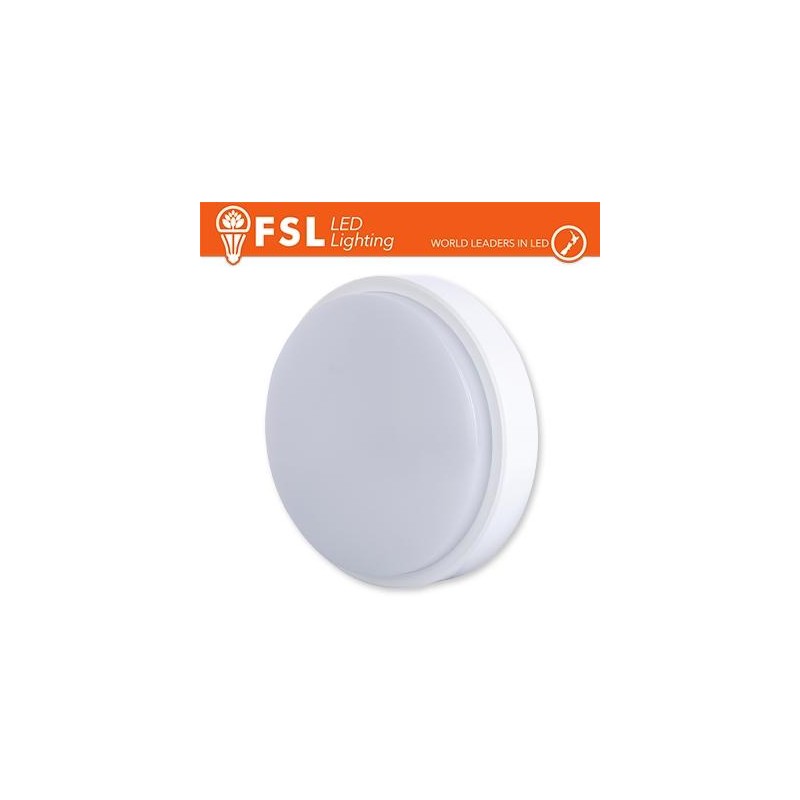 Plafoniera LED ROTONDA BIANCA 15W 3000K Ø180*55 IP54 