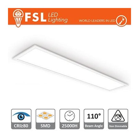 Pannello LED 30x120cm - 48W 4000K CRI80 EDGE-LIT