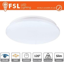 Plafoniera LED 18W 4000K 120° 33x5,5cm CRI80