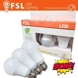 Lampada Goccia: Confezione PROMO 3PACK - 12W 6500K