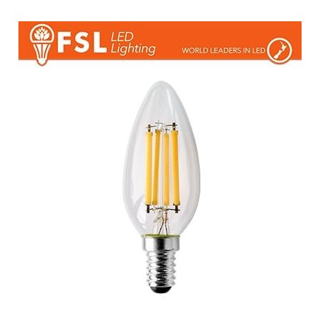 Lampada Filamento Oliva - 4W 2700K E14 470LM