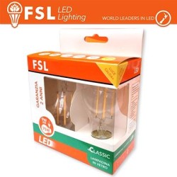 Lampada Goccia FILAMENTO: Confezione PROMO 2PACK - 9W 2700K