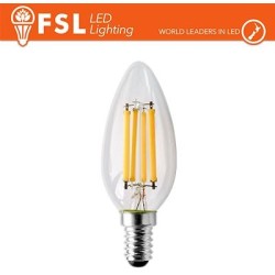 Lampada Filamento Oliva - 4W 4000K E14