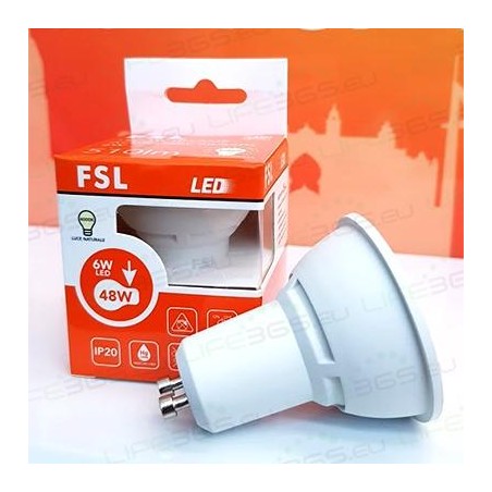 GU10 Lampadina LED - 6,5W 2700K 510LM 38° CRI80 Dimmerabile