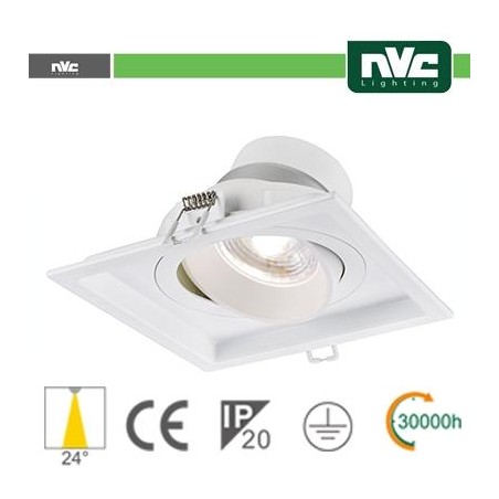 Incasso Multi lampada - 9w (1x9w) 3000k 720lm 24°