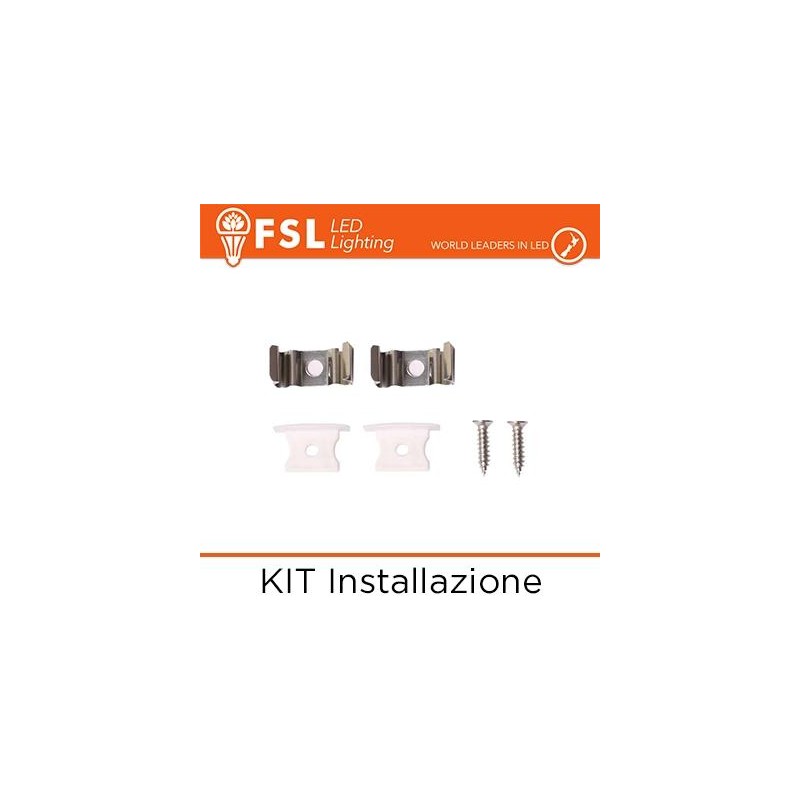 Accessori Installazione per Profilo ad Incasso