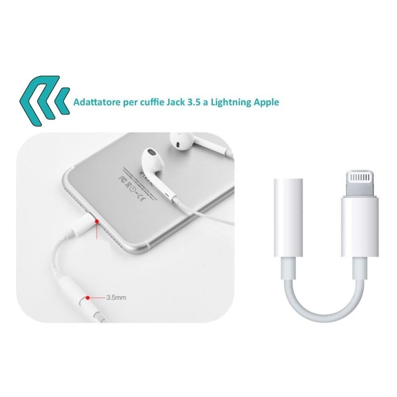 Adattatore per Audio Jack 3,5 a Apple Lightning iPhone