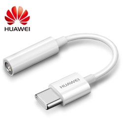 Adattatore Originale Huawei CM20 Tipo C / 3,5mm Bianco Bulk