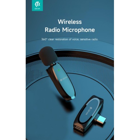 Microfono wireless per Device Apple connessione Lightning