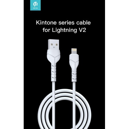 Kintone Cavo Lightning Apple 5V 2.1A 1M Carica e dati Bianco