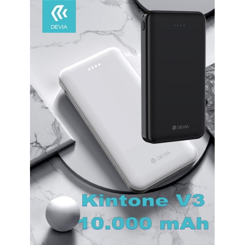 Power Bank V3 10.000mah 2 uscite 2,1 A.con protezione Nero