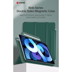 Cover Magnetica per iPad Pro 6 2022 rotazione e supp Blu