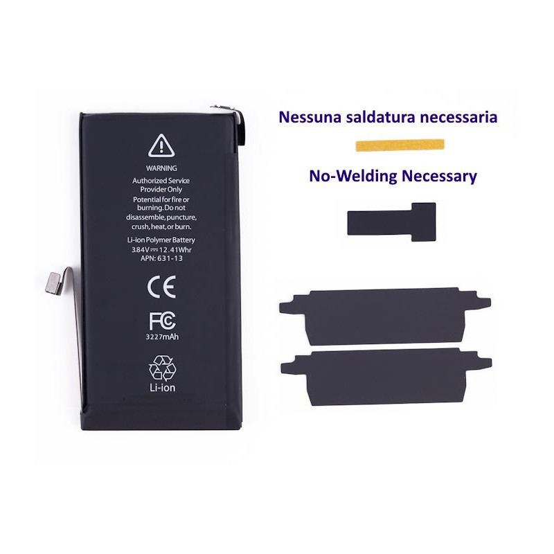 Batteria No-Welding Senza Saldatura per iPhone 12 / 12 Pro