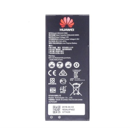 Batteria HB4342A1RBC Huawei Honor 4A Y5 II Y6 2.200 mA