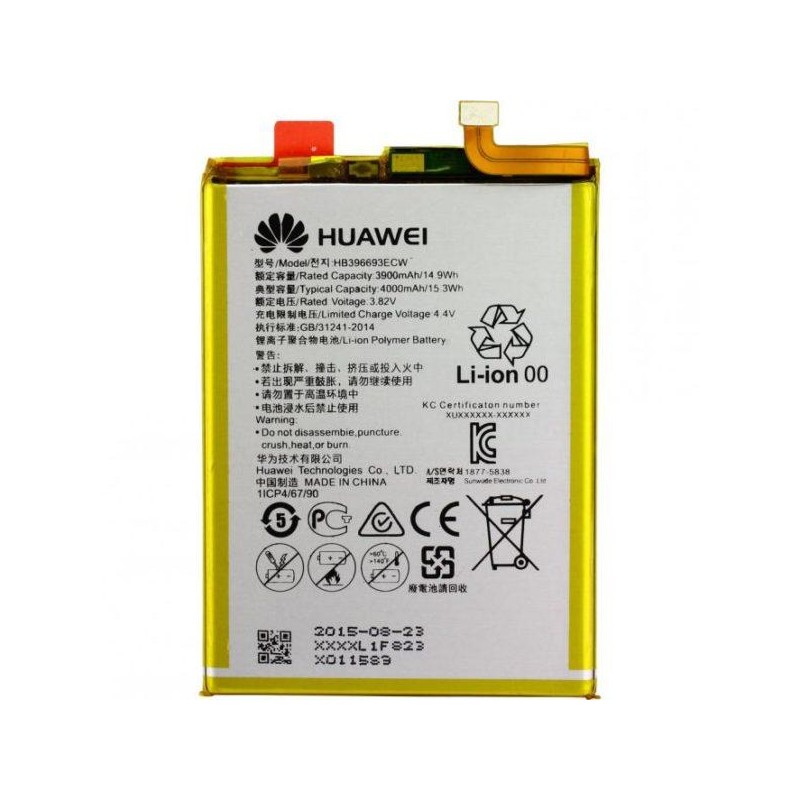 BATTERIA ORIGINALE HUAWEI HB396693ECW per MATE 8  4000 mAh