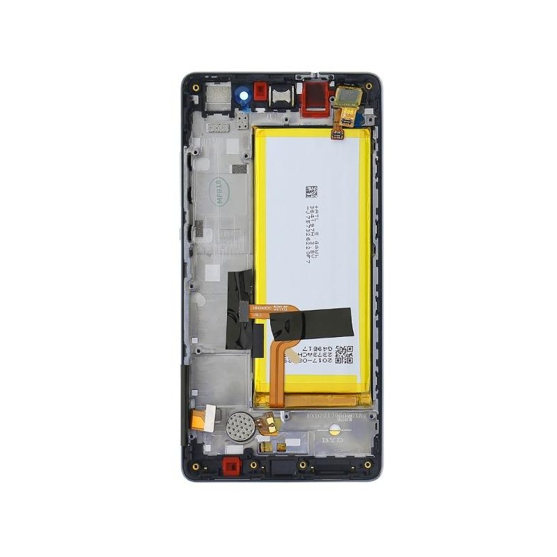 Huawei P8 Lite LCD Service Pack con Batteria 02350KCW Nero