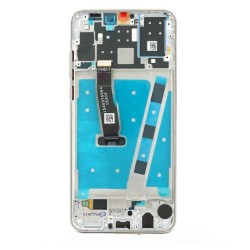 Lcd per Huawei P30 Lite per 48 Mpx LCD con Frame Bianco