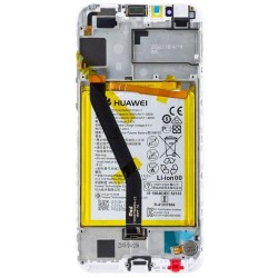 Lcd per Huawei Y6 2018 Con Batteria Service Pack Bianco