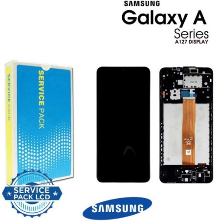 Lcd Samsung SM-A127F Galaxy A12 2021 Nacho Nero GH82-26485A