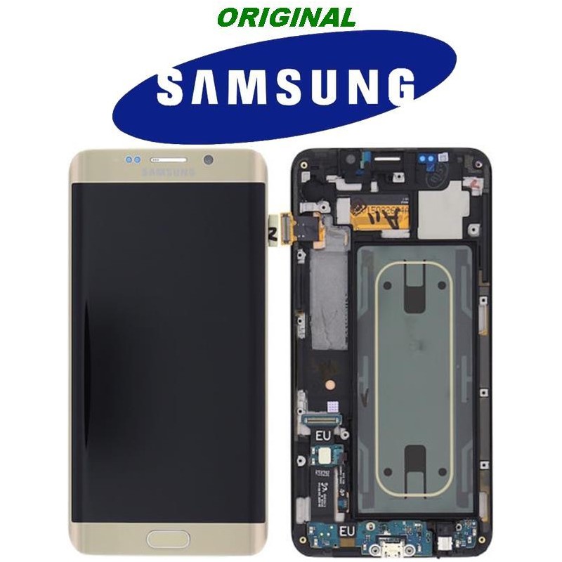 LCD TOUCH PER GALAXY S6 EDGE + SM-G928F GOLD GH97-17819A