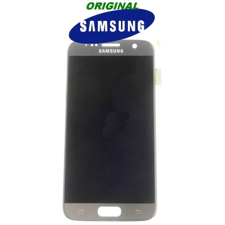 LCD + TOUCH PER GALAXY S7 ORIGINALE SILVER GH9718523B