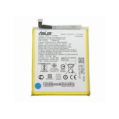 Batteria Originale Asus C11P1609 4020mA Zenfone 3 Max ZC553K