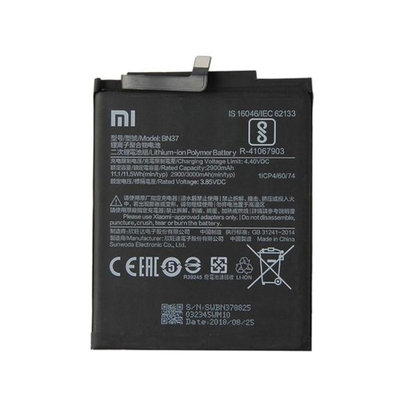 Batteria Originale per Xiaomi Redmi 6/6A BN37 46BN37W02093