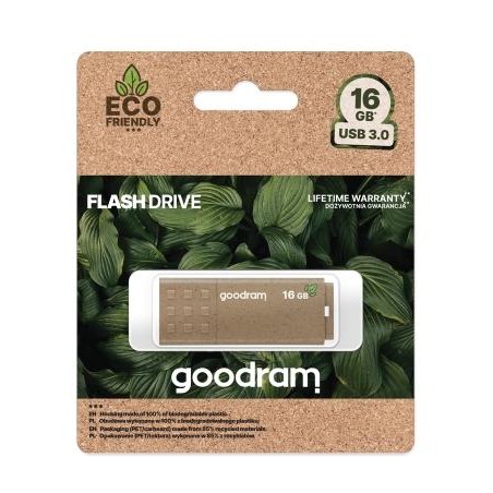 Pendrive GoodRAM 16GB UME3 GREEN USB 3.0 - retail blister