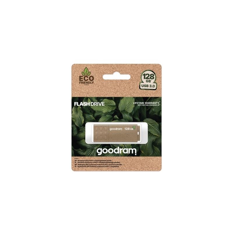 Pendrive GoodRAM 128GB UME3 GREEN USB 3.0 - retail blister