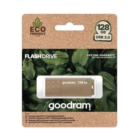 Pendrive GoodRAM 128GB UME3 GREEN USB 3.0 - retail blister