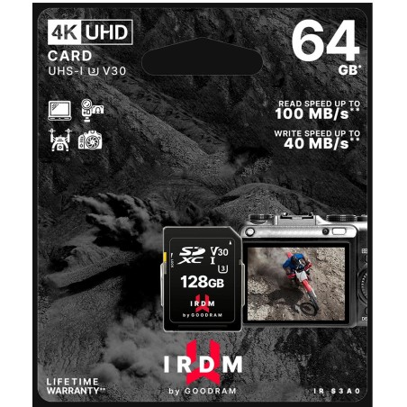 Scheda SD 64GB UHS I U3 GoodRAM - blister retail