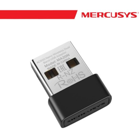 Mercusys AC650 Nano Wireless Dual Band USB Adapter