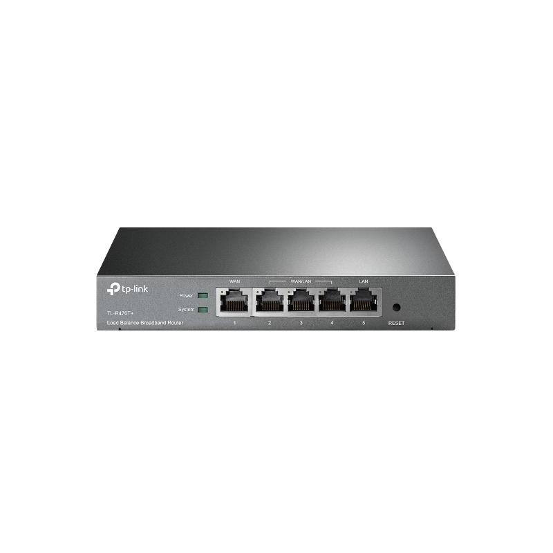 Load Balance Broadband Router fino a 4 WAN TP-Link TL-R470T+