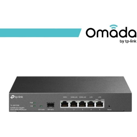 Omada Gateway Router VPN Gigabit Multi-WAN SafeStream - ER7206