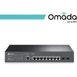 Omada Switch Managed L2+ con 8 Porte Gigabit e 2 Slot SFP - SG3210