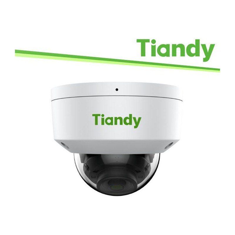 Tiandy Telecamera Dome Super Lite 4MP 2.8-12mm, PoE, Whitelight, IP66 - TC-C34KN