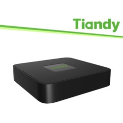 Tiandy NVR 5 Canali, 4 Porte PoE, 60/40Mbps, regist. fino a 5MP, 1HDD - TC-R3105